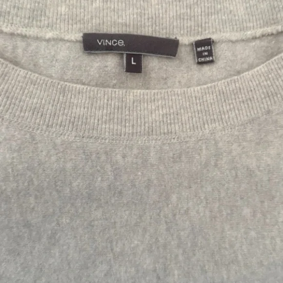 Vince Wool and Angora Blend Sweater, Ivory, Size L - Picture 4 of 8